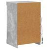 vidaXL Sideboard mit LED-Leuchten Betongrau 41x37x67 cm