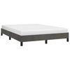 vidaXL Bettgestell ohne Matratze Dunkelgrau 140x190 cm Samt