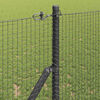 vidaXL Zaunpfosten Grau 10 x 1,4 m (19 x 19 mm Drahtgewebe)