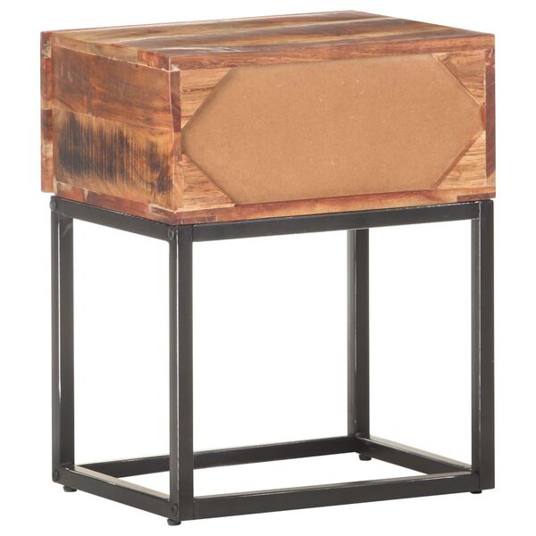 vidaXL Nachttisch 40x30x50 cm Raues Akazienholz