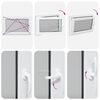 vidaXL Kellerfenster "RISOR" 90x50 cm Drehkipp DIN Links Anthrazit