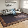 vidaXL Teppich Waschbar Schwarz und Golden 400x300 cm