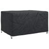 vidaXL M&ouml;belbezug Uni Schwarz 180 x 140 x 90 cm 600D