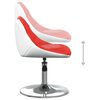 vidaXL Barhocker Rot und Wei&szlig; Kunstleder