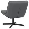 vidaXL Drehstuhl Grau 63 x 75 x 76 cm PU