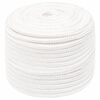 vidaXL Bootsseil Wei&szlig; 12 mm 250 m Polypropylen