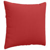 vidaXL Sofakissen 2 pcs Rot 50 x 50 cm Stoff
