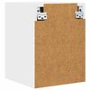 vidaXL H&auml;ngeschrank mit Speicher Wei&szlig; 30 x 31 x 40 cm Holzwerkstoff
