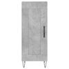 vidaXL Highboard Betongrau 34,5x34x180 cm Holzwerkstoff