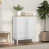 vidaXL Sideboard FLORO Wei&szlig; 70 x 30 x 70,5 cm Massivholz Kiefer