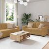 vidaXL | Sofa Set | 2 pcs Braun 221 x 78 x 80 cm Samt