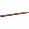 vidaXL Fensterbank Braunes Holz 80 x 15 x 4,5 cm PVC