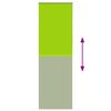 vidaXL Verdunkelungsrollo Gr&uuml;n 75x230 cm Stoffbreite 70,7 cm Polyester