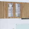 vidaXL H&auml;ngeschrank Artisan-Eiche 80 x 31 x 80 cm Holzwerkstoff