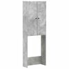 vidaXL Toilettenschrank BREDA Betongrau 66 x 25,5 x 190 cm