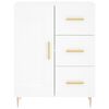 vidaXL Highboard Wei&szlig; 69,5x34x180 cm Holzwerkstoff