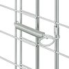 vidaXL H&uuml;hnerk&auml;fig 2 pcs Silber 600 x 100 x 210 cm Verzinkter Stahl