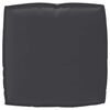 vidaXL Palettenkissenset 2 pcs Schwarz Oxford-Stoff