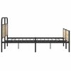 vidaXL Metallbett ohne Matratze R&auml;uchereiche 180x200 cm
