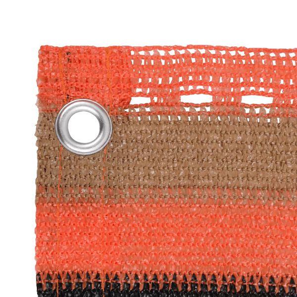 vidaXL Balkon-Sichtschutz Mehrfarbig 75x400 cm HDPE