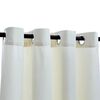 vidaXL Verdunkelungsvorhang mit Metallösen Samt Creme 290 x 245 cm