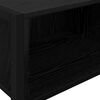 vidaXL Beistelltisch Schwarz Eichen-Optik 100 x 36 x 75 cm