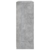 vidaXL Sideboards mit LED-Leuchten 3 Stk. Betongrau Holzwerkstoff