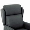 vidaXL Massagesessel Dunkelgrau 93,5 x 67,5 x 101,5 cm Stoff