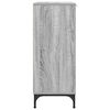 vidaXL Sideboard Graues Sonoma 89,5 x 33 x 82 cm Holzwerkstoff