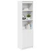 vidaXL Highboard Wei&szlig; 50x35x180 cm Holzwerkstoff