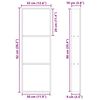 vidaXL Duschnische Silber 90 x 30 x 9,5 cm Edelstahl