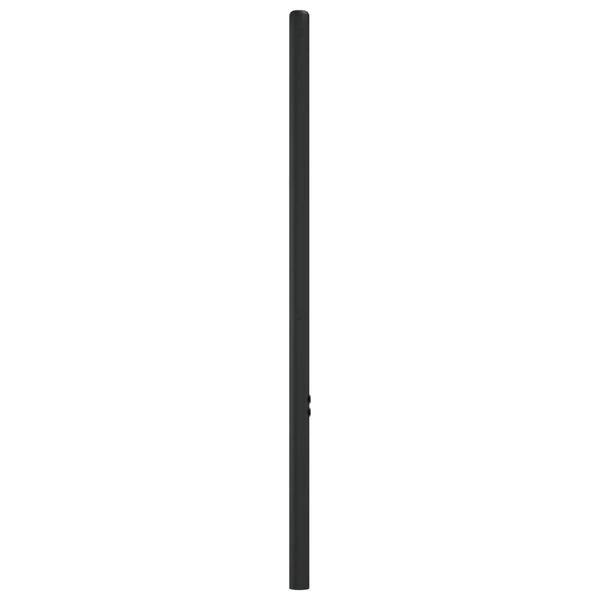 vidaXL Ersatz-Kopfteil Metall Schwarz 75 cm