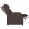vidaXL Liegestuhl Dunkelbraun 82 x 93 x 96 cm Stoff