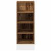 vidaXL Unterschrank Riga Altholz-Optik 30x44,5x81,5 cm Holzwerkstoff