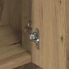 vidaXL Highboard Artisan-Eiche 80 x 33 x 150 cm Holzwerkstoff