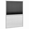 vidaXL Insektenschutz-Plissee f&uuml;r Fenster Jalousie Aluminium 80x120 cm