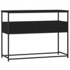 vidaXL Konsolentisch Schwarz 100x40x75 cm Holzwerkstoff