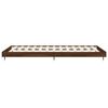 vidaXL Bettgestell ohne Matratze Braun Eiche 90x200 cm Holzwerkstoff