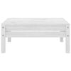 vidaXL 3-tlg. Garten-Lounge-Set Wei&szlig; Kiefer Massivholz