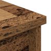 vidaXL Highboard Altholz-Optik 50x35x180 cm Holzwerkstoff