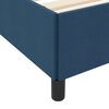 vidaXL Boxspringbett Blau 100 x 200 cm Stoff