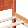 vidaXL Bettgestell Braun 135 x 190 cm Massivholz Kiefer