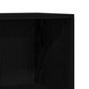vidaXL B&uuml;cherregal Schwarz Eichen-Optik 60 x 24 x 176 cm Holzwerkstoff