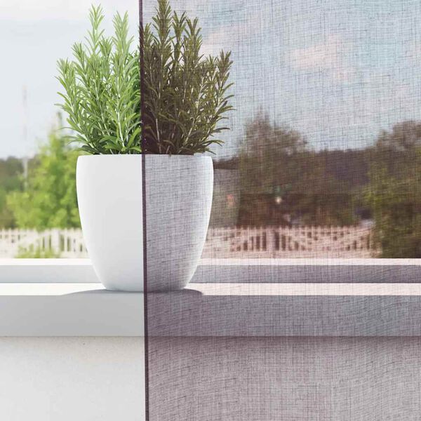 vidaXL Voile Vorhänge mit Ösen 2 Stk. Lila 140x140 cm