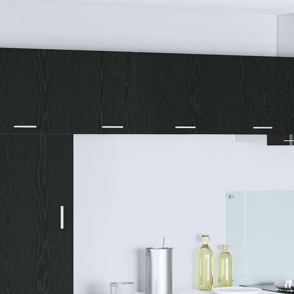 vidaXL H&auml;ngeschrank 2 pcs Schwarze Eiche und Wei&szlig; 40 x 31 x 40 cm