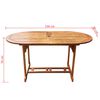 vidaXL M&ouml;belset Braun Holz