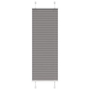 vidaXL Plissee Anthrazit 45x100 cm Stoffbreite 44,4 cm Polyester