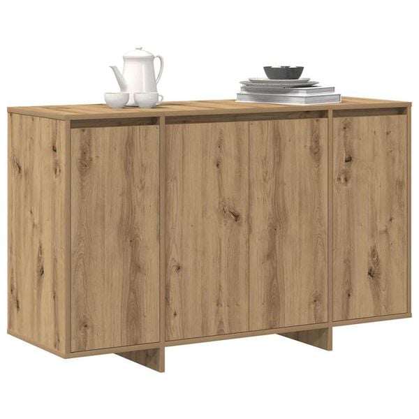 vidaXL Sideboard Artisan-Eiche 120 x 41 x 75 cm Holzwerkstoff