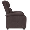 vidaXL Relaxsessel Dunkelbraun Stoff