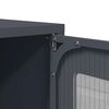 vidaXL Highboard Anthrazit 68x39x107 cm Stahl